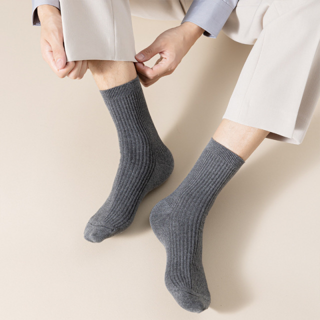 2026 newhappy socks  Solid Color Hip Hop Street Fashion Pure Colors Sports Letter Logo Jacquard Cotton happy  Socks