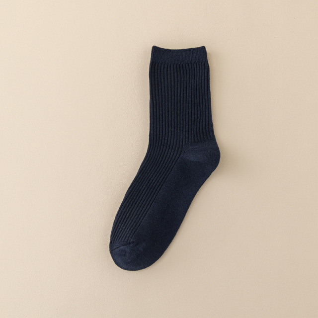 2026 newhappy socks  Solid Color Hip Hop Street Fashion Pure Colors Sports Letter Logo Jacquard Cotton happy  Socks