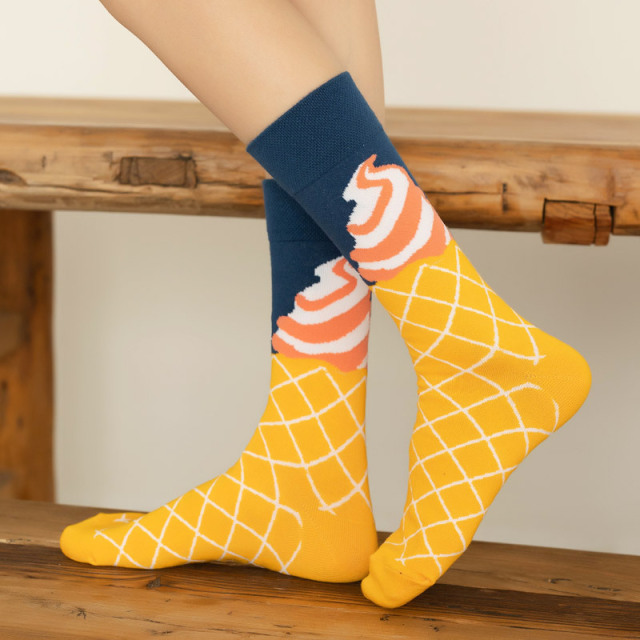 High quality  sport Design Happy  Colorful Jacquard Sox Design Socks Funny Socks Happy Man Socks