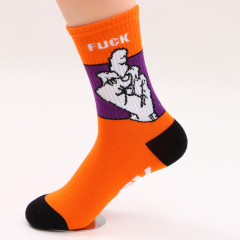 High quality  sport Design Happy  Colorful Jacquard Sox Design Socks Funny Socks Happy Man Socks