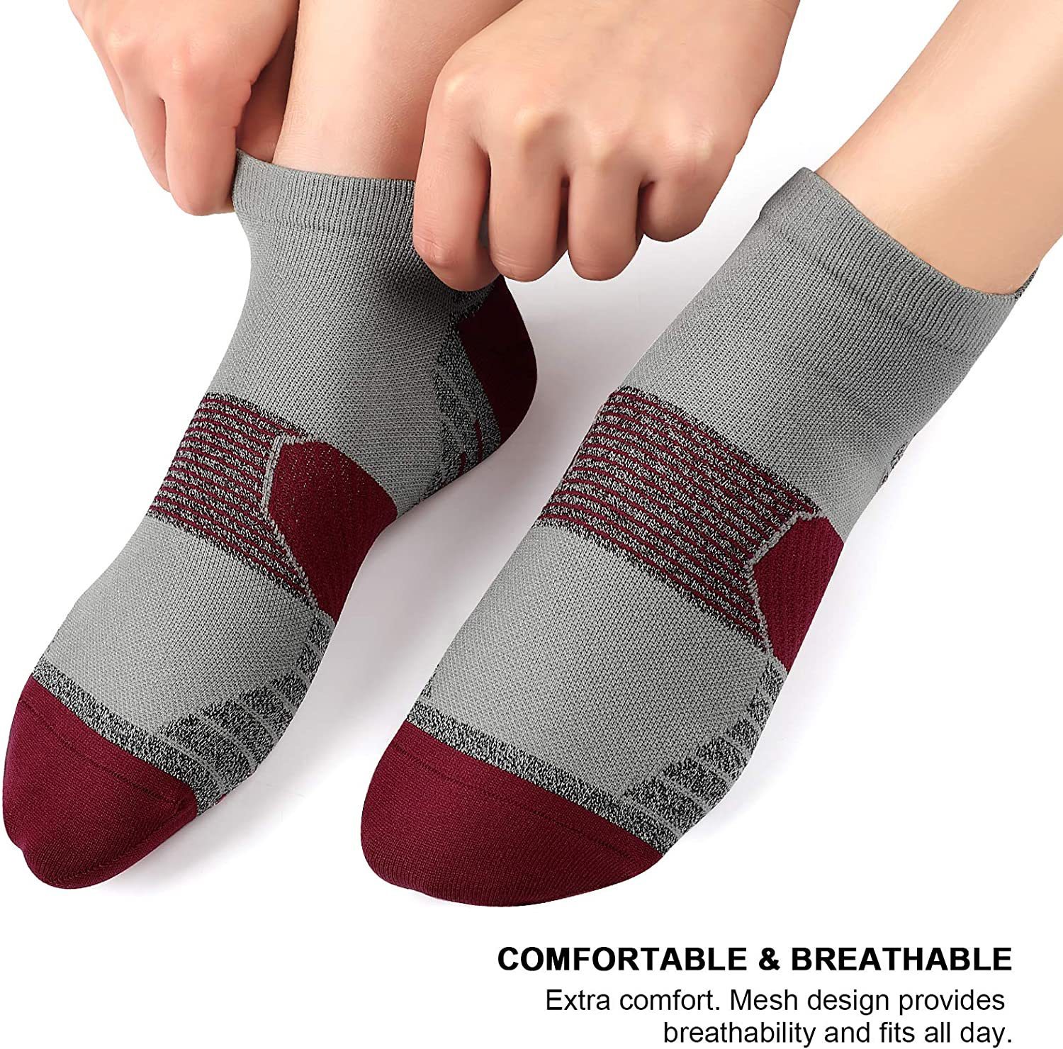 2026 Soft Wholesale comfort Premium White Summer Socks for Private Label Summer Breathable SoftWomen Low Cut Ankle Socks