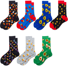 2026 High quality Design Happy  Colorful Jacquard Sox Design Socks Funny Socks Happy Man Socks