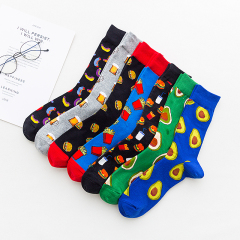 2026 High quality Design Happy  Colorful Jacquard Sox Design Socks Funny Socks Happy Man Socks