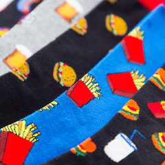 2026 High quality Design Happy  Colorful Jacquard Sox Design Socks Funny Socks Happy Man Socks