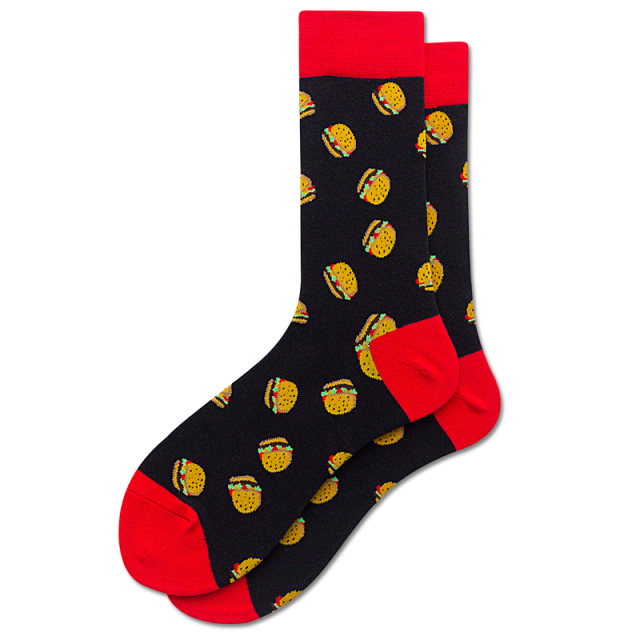 2026 High quality Design Happy  Colorful Jacquard Sox Design Socks Funny Socks Happy Man Socks