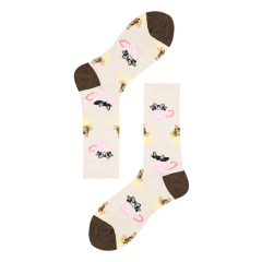 2026 High quality Design Happy  Colorful Jacquard Sox Design Socks Funny Socks Happy Man Socks