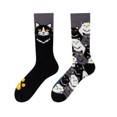 2026 Wholesale Popular Solid Color Hip Hop Street Fashion Pure Colors Sports Letter Logo Jacquard Cotton Socks