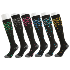 Wholesale Indoor Terry Skate Yoga Socks Mid Calf Cotton Grip Anti Slip Pilates Socks for Unisex