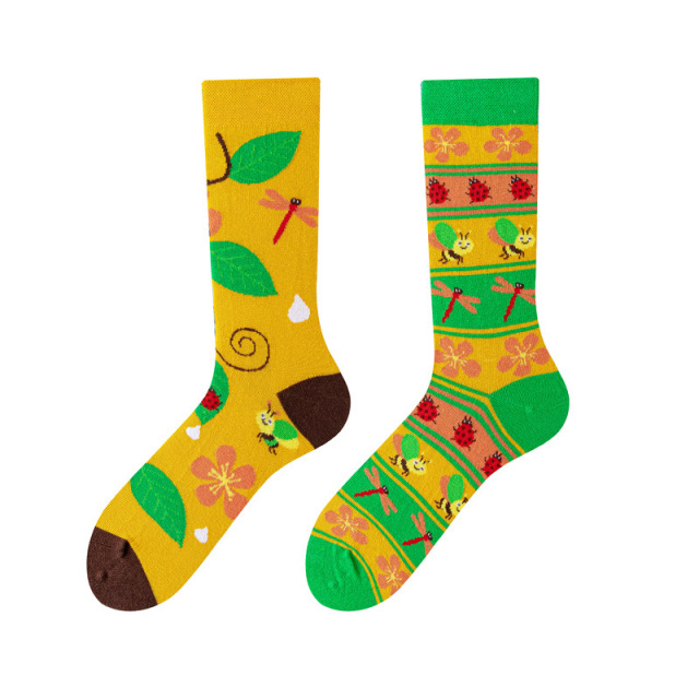 2026 Wholesale Popular Solid Color Hip Hop Street Fashion Pure Colors Sports Letter Logo Jacquard Cotton Socks