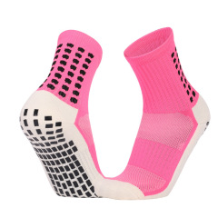 New Arrival Wholesale Indoor Terry Skate Yoga Socks Mid Calf Cotton Grip Anti Slip Pilates Socks for Unisex
