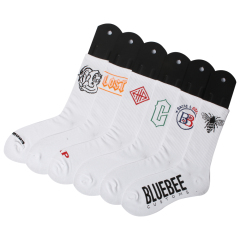 New Fashion Thick Towel Elite Anti Slip Athletic Running Outdoor Tube Sport White Basketball Socks