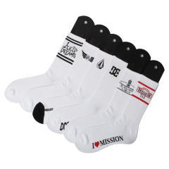New Fashion Thick Towel Elite Anti Slip Athletic Running Outdoor Tube Sport White Basketball Socks