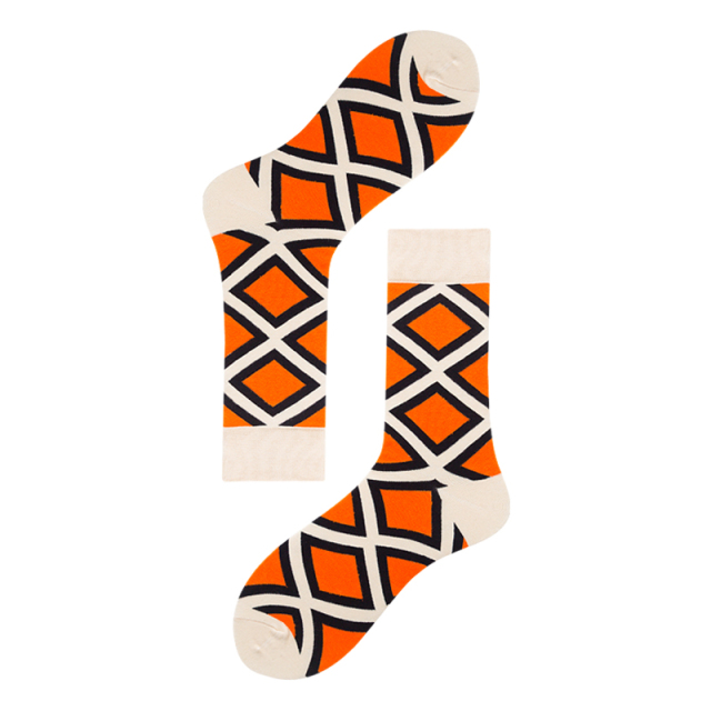 2026 High quality Design Happy  Colorful Jacquard Sox Design Socks Funny Socks Happy Man Socks