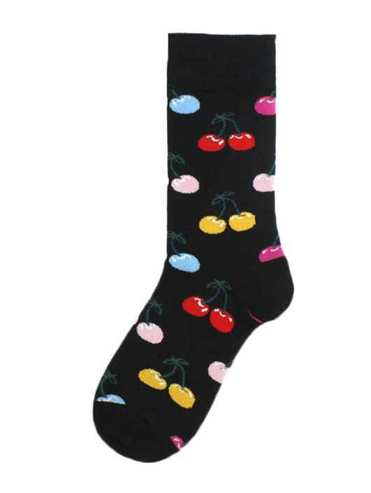 HJ High quality Design Happy  Colorful Jacquard Sox Design Socks Funny Socks Happy Man Socks