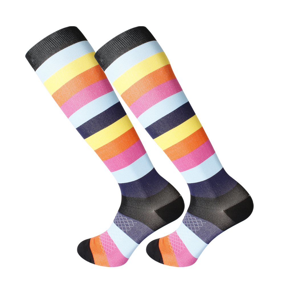2026 Colorful Printed Women's Stockings Over Knee Socks Zebra Stripe Japanese Thigh Striped High Stockings