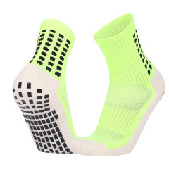 New Arrival Wholesale Indoor Terry Skate Yoga Socks Mid Calf Cotton Grip Anti Slip Pilates Socks for Unisex