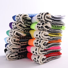 New Arrival Wholesale Indoor Terry Skate Yoga Socks Mid Calf Cotton Grip Anti Slip Pilates Socks for Unisex