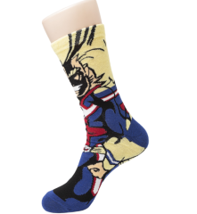 HJ 2026 Professional Design Happy Custom Colorful Jacquard Sox Design Socks Funny Socks Happy Man Socks