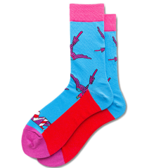 Happy Custom Colorful Jacquard Sox Design Socks Funny Socks Happy Man Socks