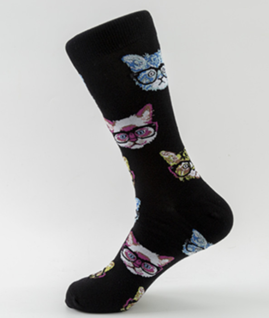 quality   Professional Design Happy Custom Colorful Jacquard Sox Design Socks Funny Socks Happy Man Socks