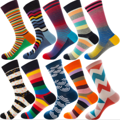 New happy socks Professional Design Happy Custom Colorful Jacquard Sox Design Socks Funny Socks Happy Man Socks
