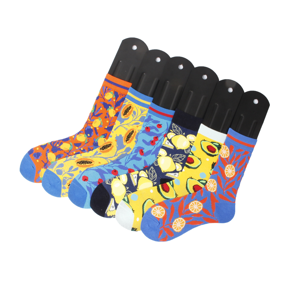 2026 HJ High quality Professional Design Happy Custom Colorful Jacquard Sox Design Socks Funny Socks Happy Man Socks