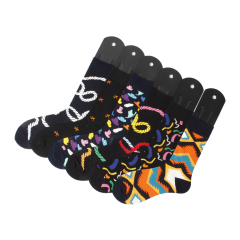 2026 HJ High quality Professional Design Happy Custom Colorful Jacquard Sox Design Socks Funny Socks Happy Man Socks