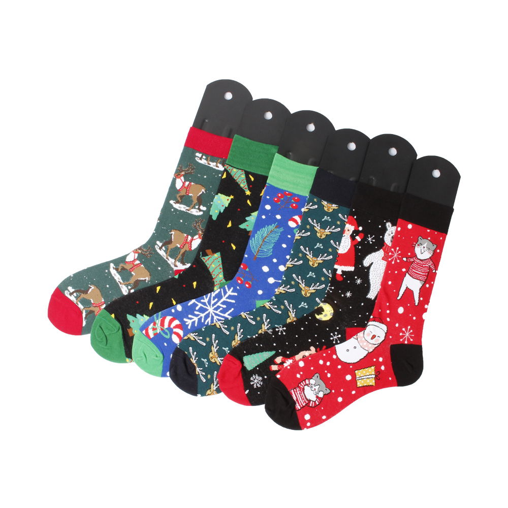 2026 HJ High quality Professional Design Happy Custom Colorful Jacquard Sox Design Socks Funny Socks Happy Man Socks