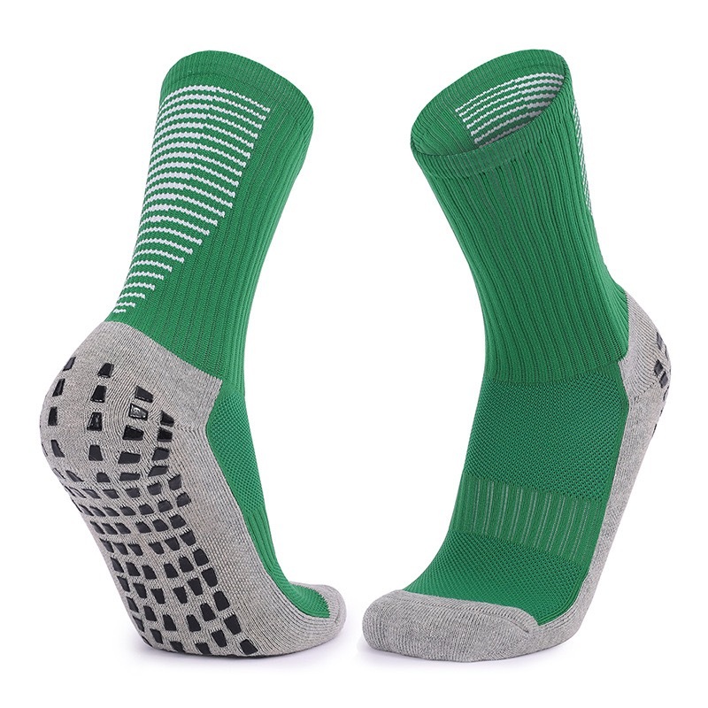 2026 HJ Custom Wholesale Anti-slip Indoor Anti Slip Terry Fitness Socks Women's Cotton Private Logo Grip Pilates Crew Yoga Socks