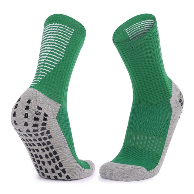 2026 HJ Custom Wholesale Anti-slip Indoor Anti Slip Terry Fitness Socks Women's Cotton Private Logo Grip Pilates Crew Yoga Socks