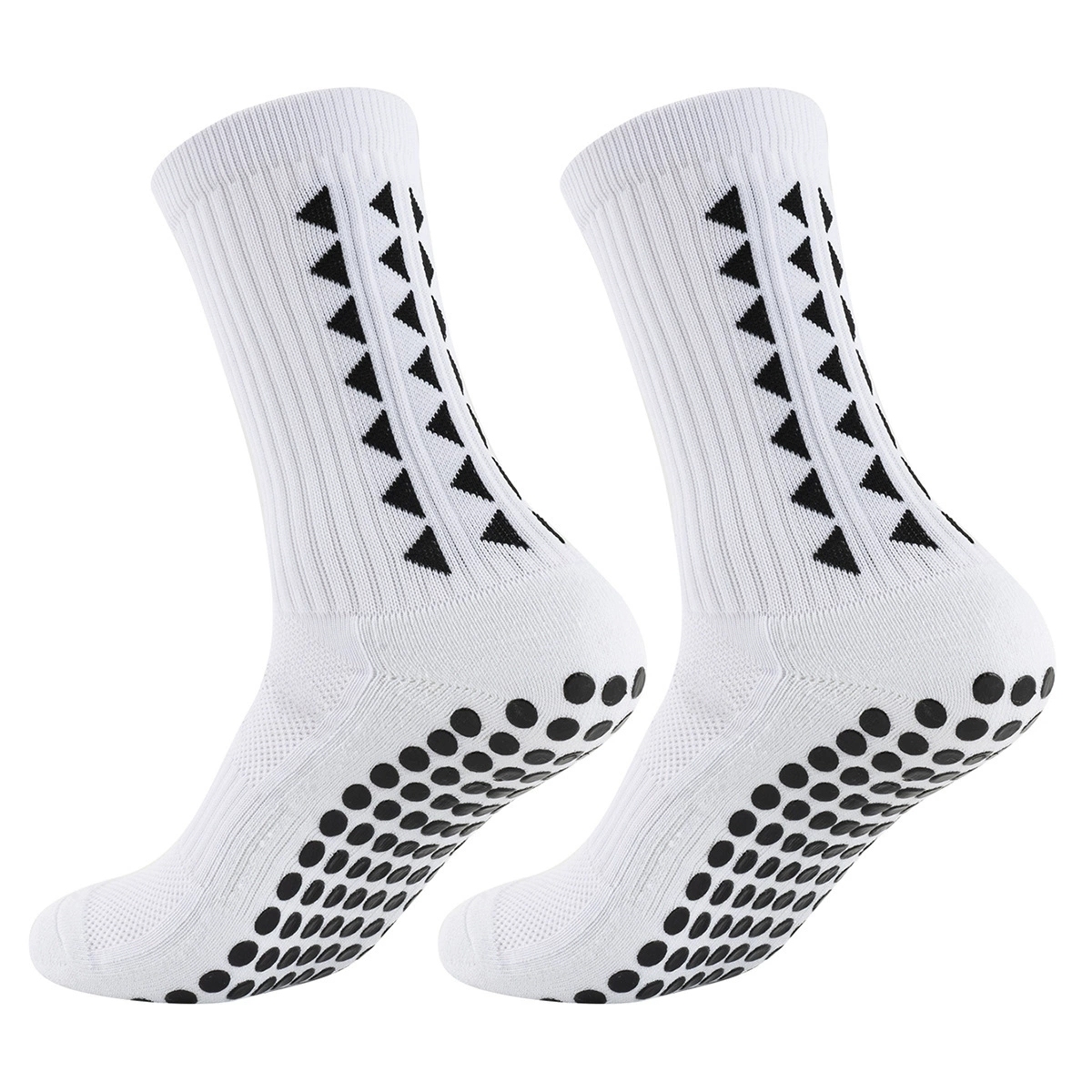 2026 New Arrival Wholesale Indoor Terry Skate Yoga Socks Mid Calf Cotton Grip Anti Slip Pilates Socks for Unisex
