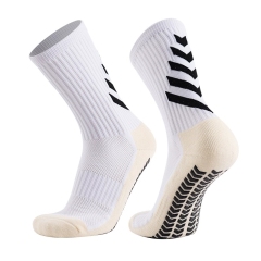 2026 New Arrival Wholesale Indoor Terry Skate Yoga Socks Mid Calf Cotton Grip Anti Slip Pilates Socks for Unisex