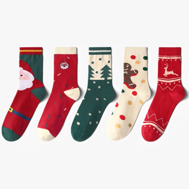 HJ 2026 Professional Design Happy Custom Colorful Jacquard Sox Design Socks Funny Socks Happy Man Socks