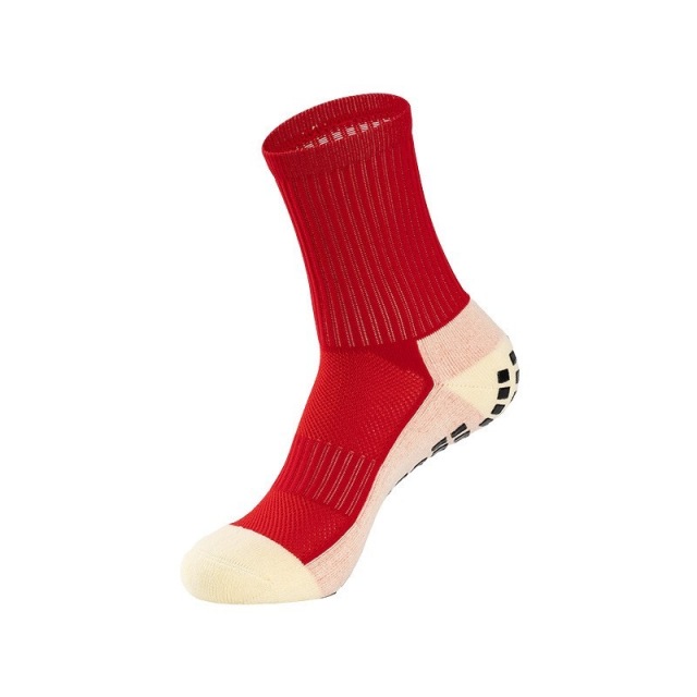 2026 HJ New Arrival Wholesale Indoor Terry Skate Yoga Socks Mid Calf Cotton Grip Anti Slip Pilates Socks for Unisex