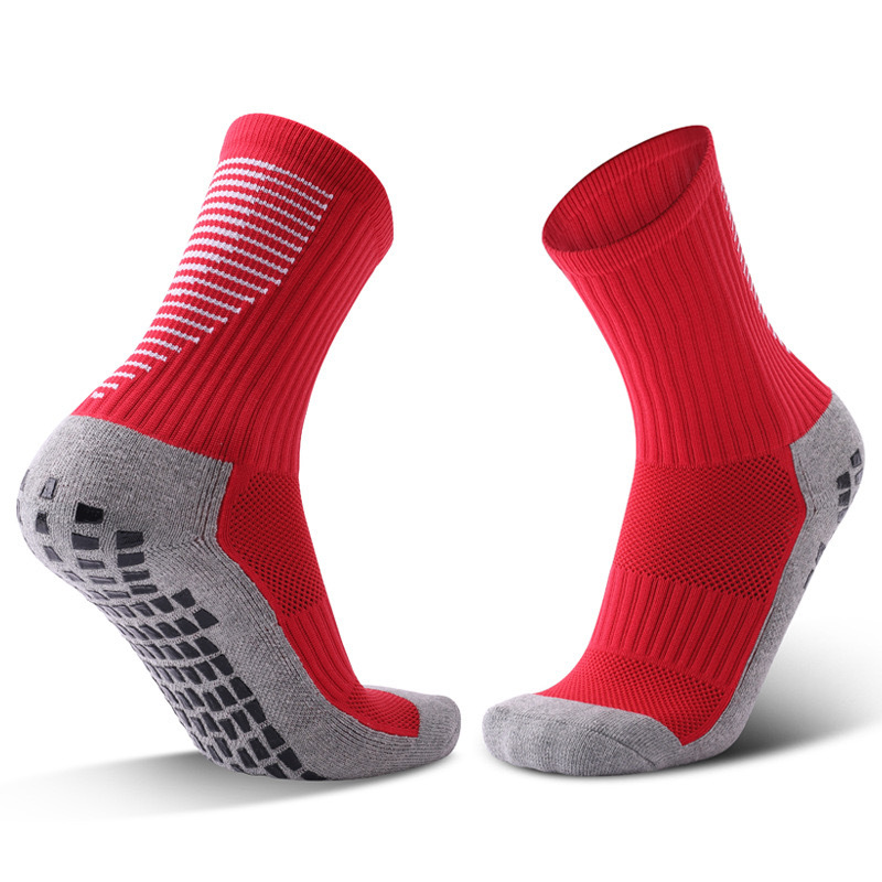 2026 HJ Custom Wholesale Anti-slip Indoor Anti Slip Terry Fitness Socks Women's Cotton Private Logo Grip Pilates Crew Yoga Socks