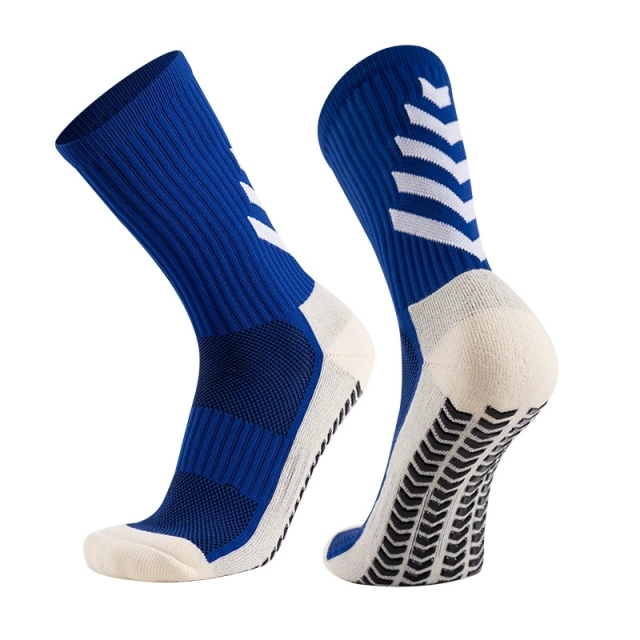 2026 New Arrival Wholesale Indoor Terry Skate Yoga Socks Mid Calf Cotton Grip Anti Slip Pilates Socks for Unisex