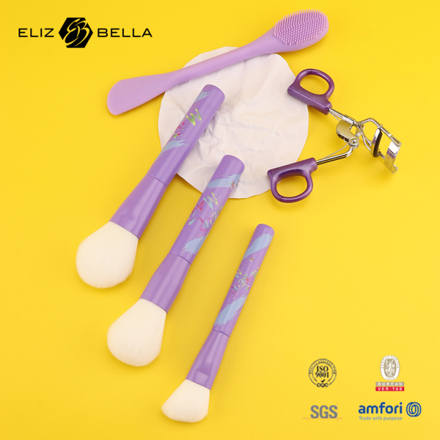 Professional Makeup Brush Set –11 pcs Face & Eye Brushes for Daily Use,Works with Liquid, Cream & Powder Makeup