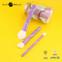 Professional Makeup Brush Set –11 pcs Face & Eye Brushes for Daily Use,Works with Liquid, Cream & Powder Makeup