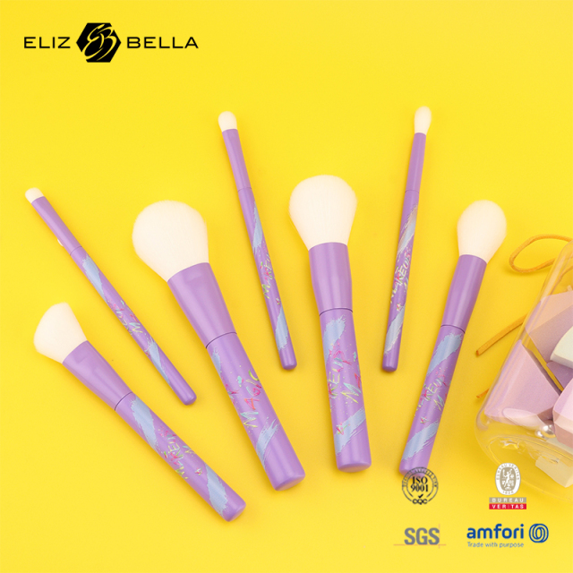 Professional Makeup Brush Set –11 pcs Face & Eye Brushes for Daily Use,Works with Liquid, Cream & Powder Makeup