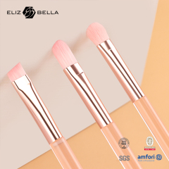 On-the-Go Makeup Brush Kit –5pcs Mini Size Lightweight & Space-Saving for Frequent Travelers