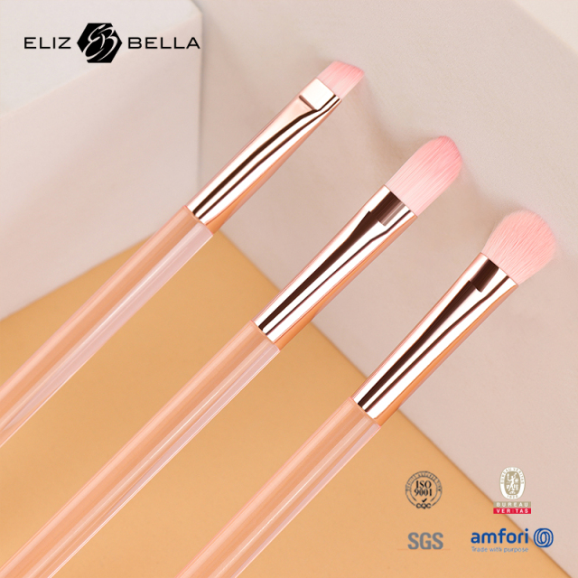 On-the-Go Makeup Brush Kit –5pcs Mini Size Lightweight & Space-Saving for Frequent Travelers