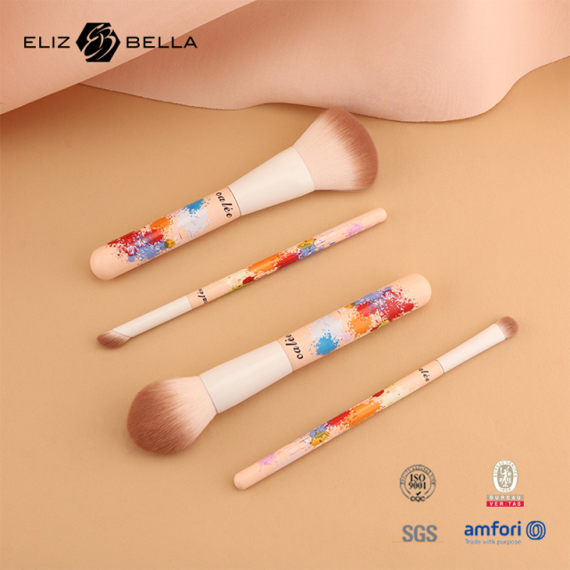 Calee Essential Makeup Brush Collection – 6 PCS Multi-Functional Tools for All Makeup Types