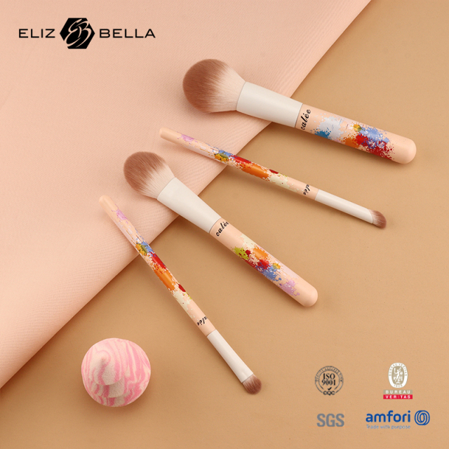 Calee Essential Makeup Brush Collection – 6 PCS Multi-Functional Tools for All Makeup Types