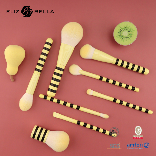 Essential Face Brush Kit – Foundation + Nose/Concealer Brush | Vegan Bristles | Aluminum Ferrule | Custom Branding