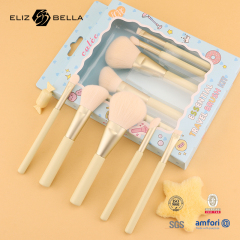 Luxury Cosmetic Brush – Fine Synthetic Hairs, Aluminum Ferrule,Plastic Handle With Paper Packaging Box Deign  – ODM /OEM Service