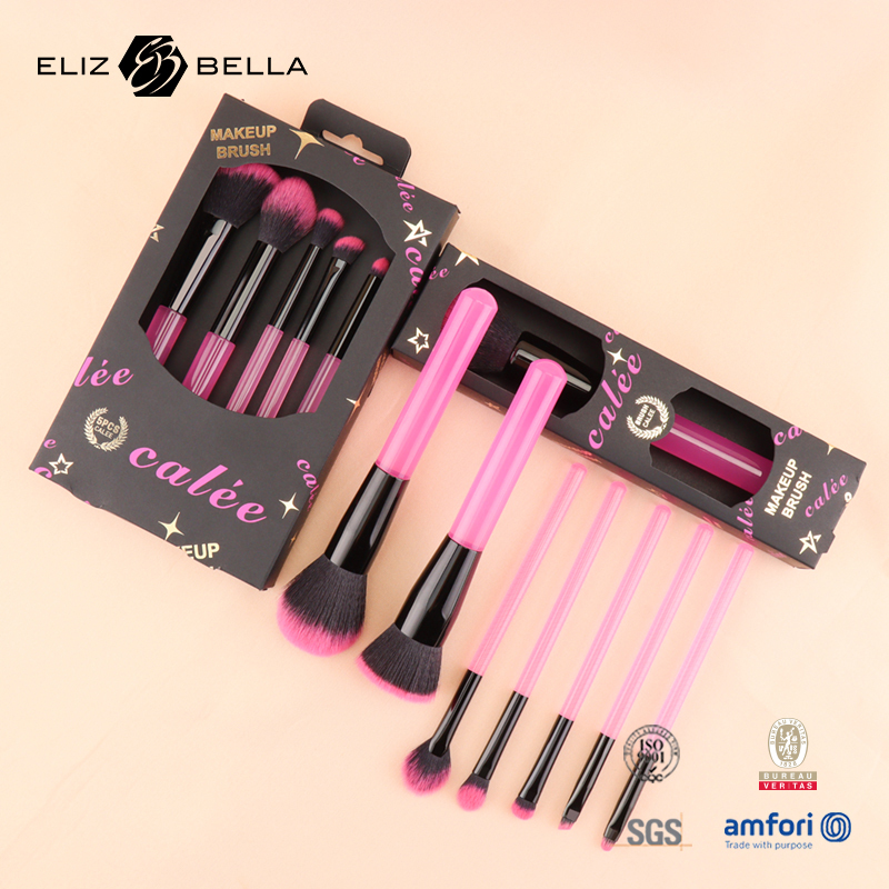 Luxury Paper Box Design + Custom Synthetic Brushes – Aluminum Ferrule, Plastic Handle，OEM Packaging