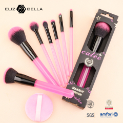 Luxury Paper Box Design + Custom Synthetic Brushes – Aluminum Ferrule, Plastic Handle，OEM Packaging