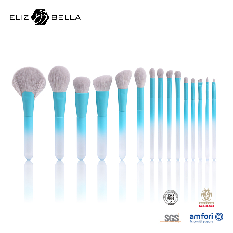 Premium Handle Options, Premium Packaging: Full-Branding Synthetic Brush Set in Luxury PVC Box