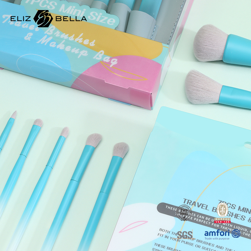 Premium Handle Options, Premium Packaging: Full-Branding Synthetic Brush Set in Luxury PVC Box