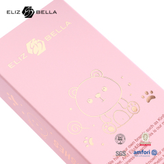 2PCS  High-Impact Branding Mini Kit: Synthetic Hair Brushes with Full Custom Paper Box & Handle Material Choice